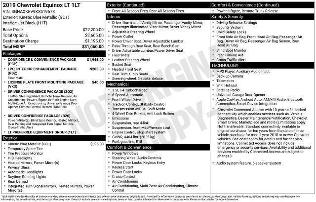2019 Chevrolet Equinox LT