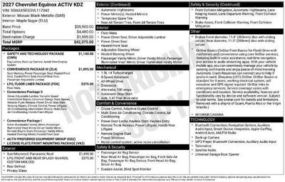 2027 Chevrolet Equinox ACTIV