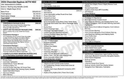 2026 Chevrolet Equinox ACTIV