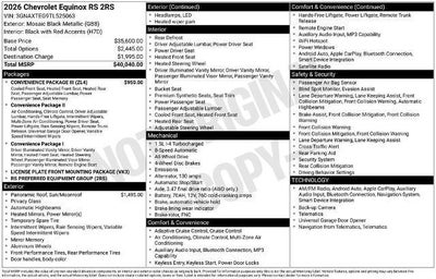 2026 Chevrolet Equinox RS