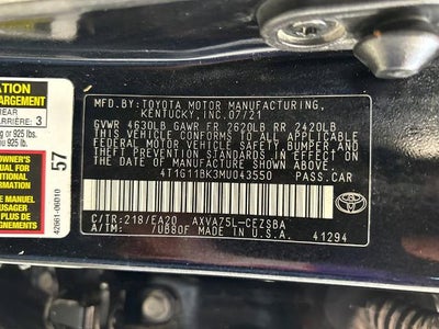 2021 Toyota Camry SE AWD