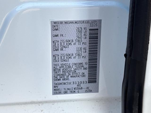 2025 Nissan Pathfinder SV 4WD
