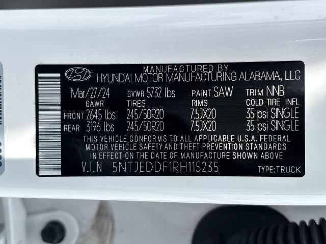 2024 Hyundai Santa Cruz Limited