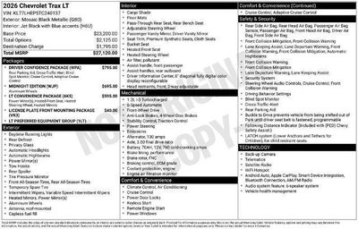 2026 Chevrolet Trax LT