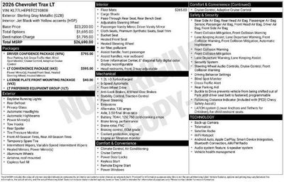 2026 Chevrolet Trax LT