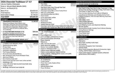 2026 Chevrolet Trailblazer LT