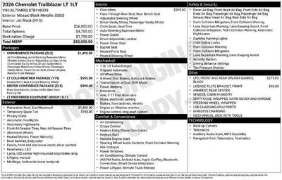 2026 Chevrolet Trailblazer LT