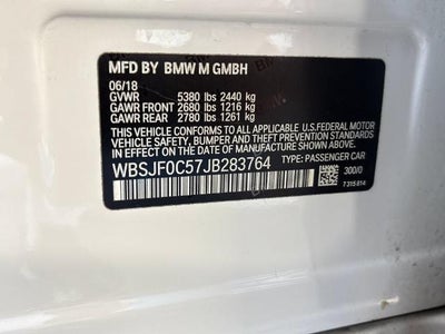 2018 BMW M5 Base