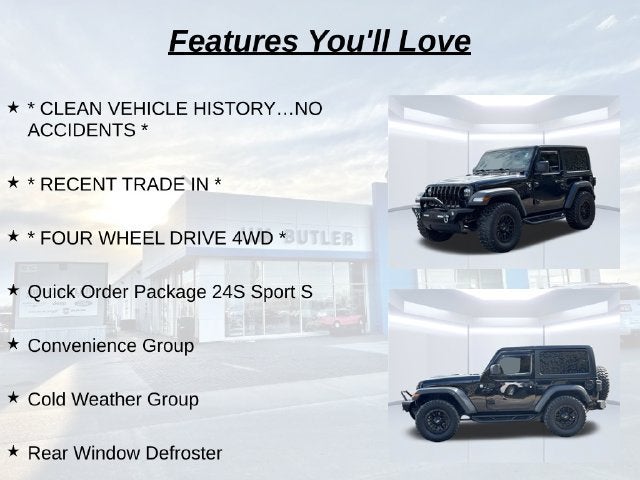 2019 Jeep Wrangler Sport