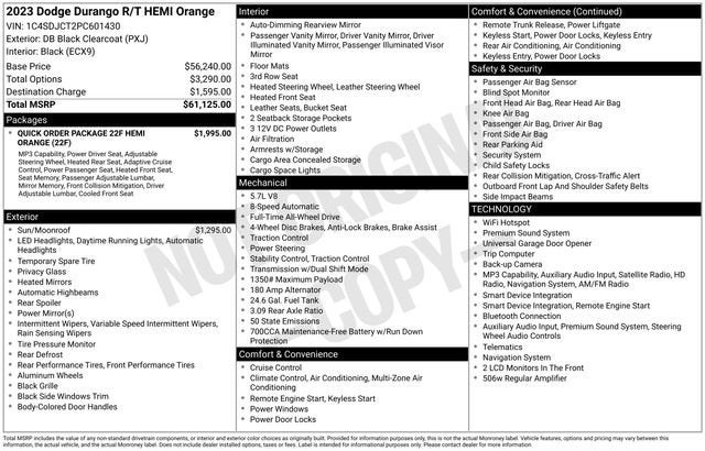 2023 Dodge Durango Hemi Orange