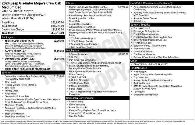 2024 Jeep Gladiator Mojave
