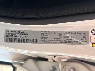 2021 RAM 1500 Lone Star