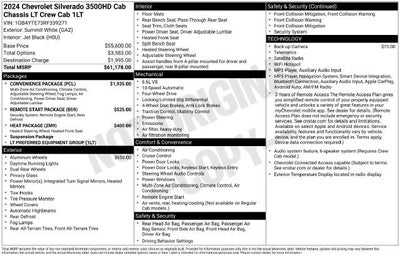 2024 Chevrolet Silverado 3500 HD Chassis Cab LT