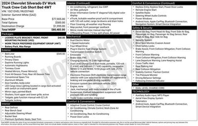 2024 Chevrolet Silverado EV Work Truck