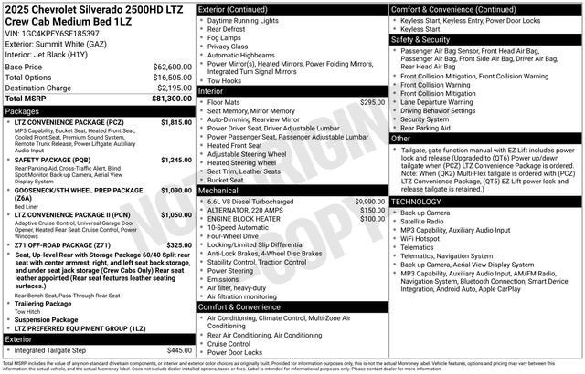 2025 Chevrolet Silverado 2500 HD LTZ
