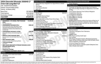 2026 Chevrolet Silverado 3500 HD LT