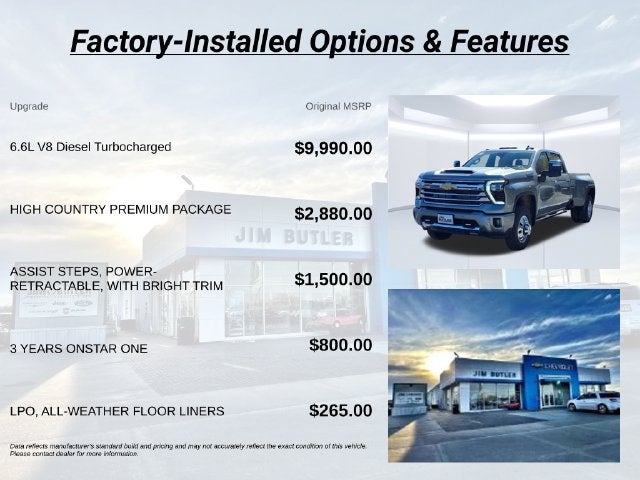 2026 Chevrolet Silverado 3500 HD High Country DRW