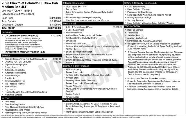 2023 Chevrolet Colorado LT