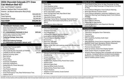 2026 Chevrolet Colorado Z71