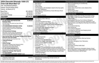 2026 Chevrolet Silverado 1500 LTZ