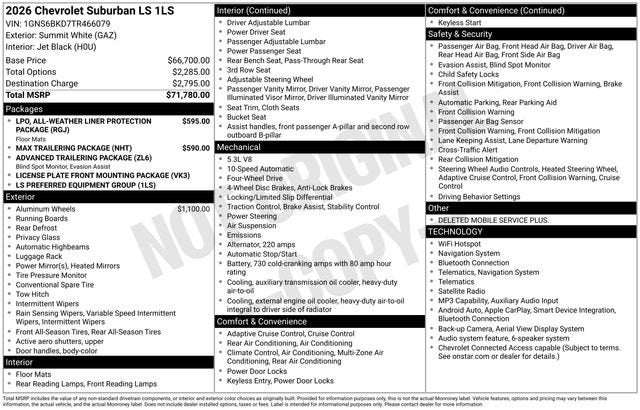 2026 Chevrolet Suburban LS