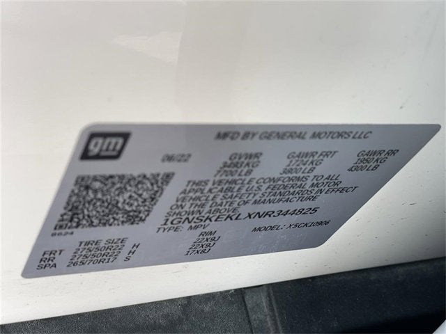 2022 Chevrolet Suburban RST