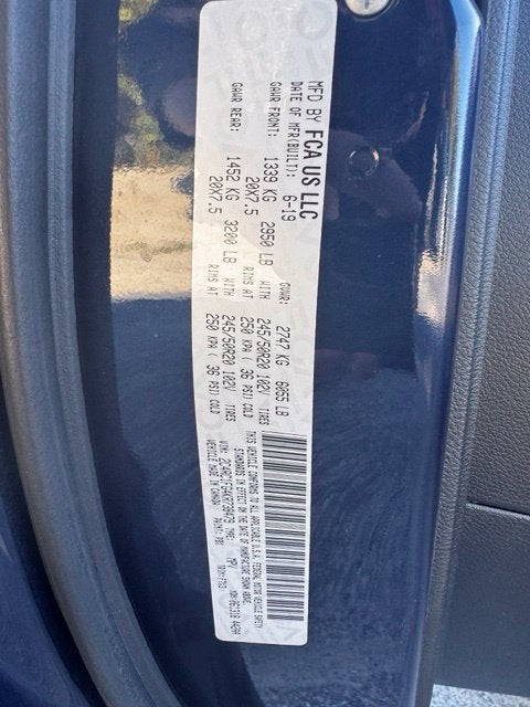 2019 Chrysler Pacifica Touring Plus