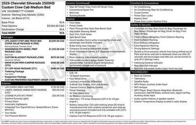 2026 Chevrolet Silverado 2500 HD Custom