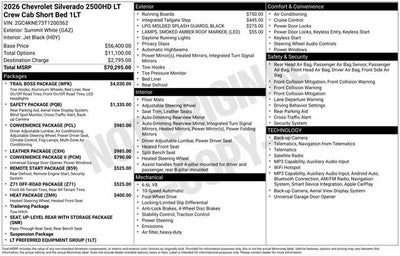 2026 Chevrolet Silverado 2500 HD LT