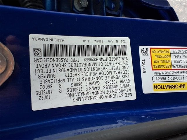 2022 Honda Civic Sedan EX