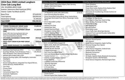 2024 RAM 3500 Longhorn