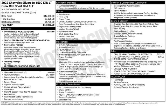 2022 Chevrolet Silverado 1500 LTD LT