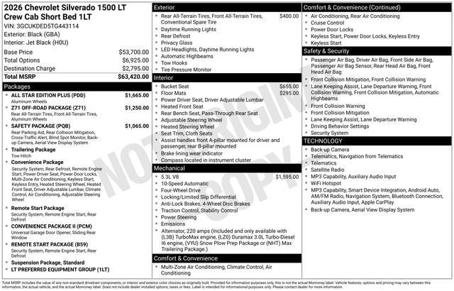 2026 Chevrolet Silverado 1500 LT