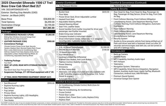 2025 Chevrolet Silverado 1500 LT Trail Boss