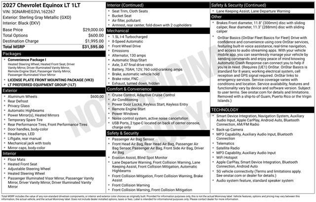 2027 Chevrolet Equinox LT