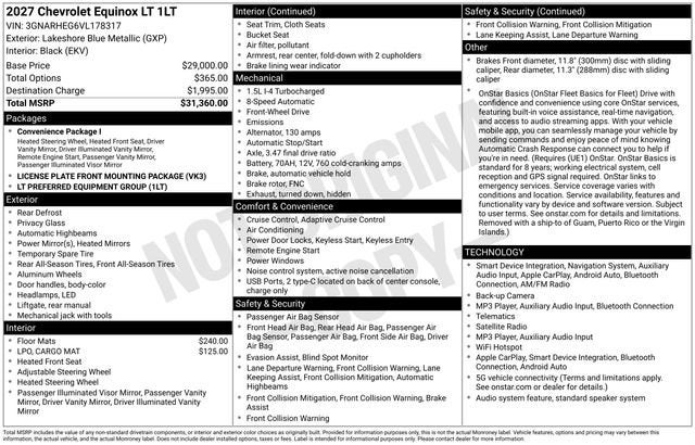 2027 Chevrolet Equinox LT