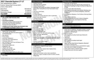2027 Chevrolet Equinox LT