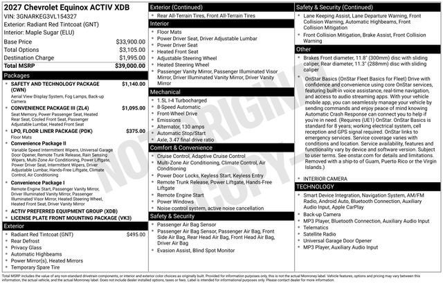 2027 Chevrolet Equinox ACTIV
