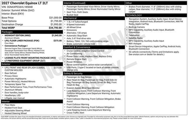 2027 Chevrolet Equinox LT