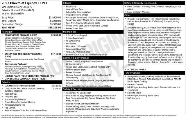 2027 Chevrolet Equinox LT