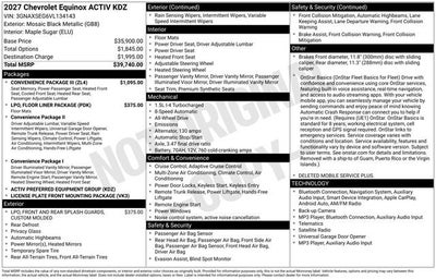 2027 Chevrolet Equinox ACTIV