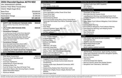 2026 Chevrolet Equinox ACTIV