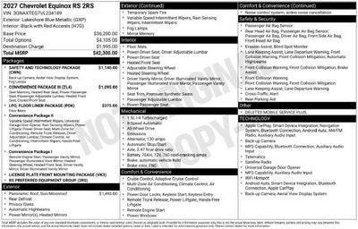 2027 Chevrolet Equinox RS