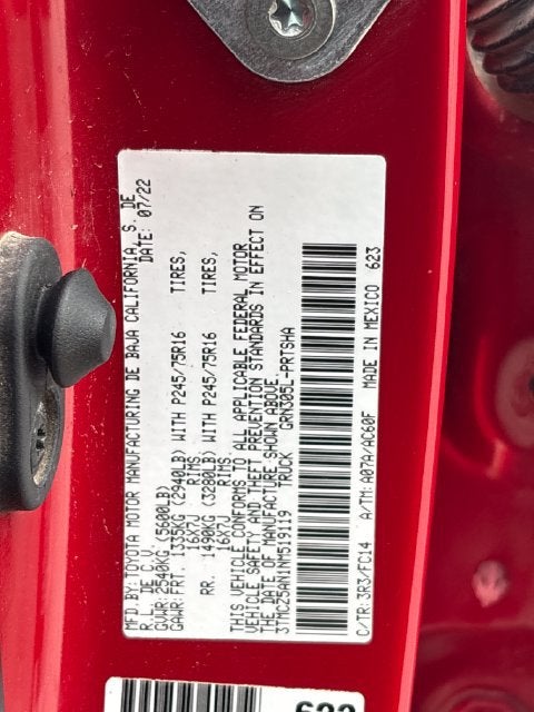 2022 Toyota Tacoma 4WD SR