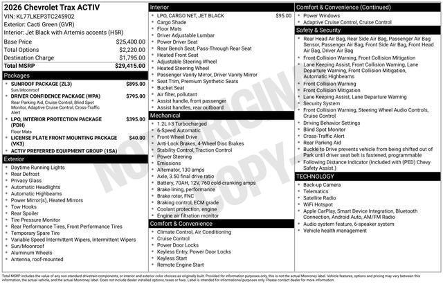 2026 Chevrolet Trax ACTIV