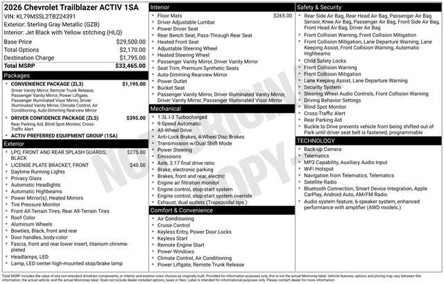 2026 Chevrolet Trailblazer Activ - Photo 30