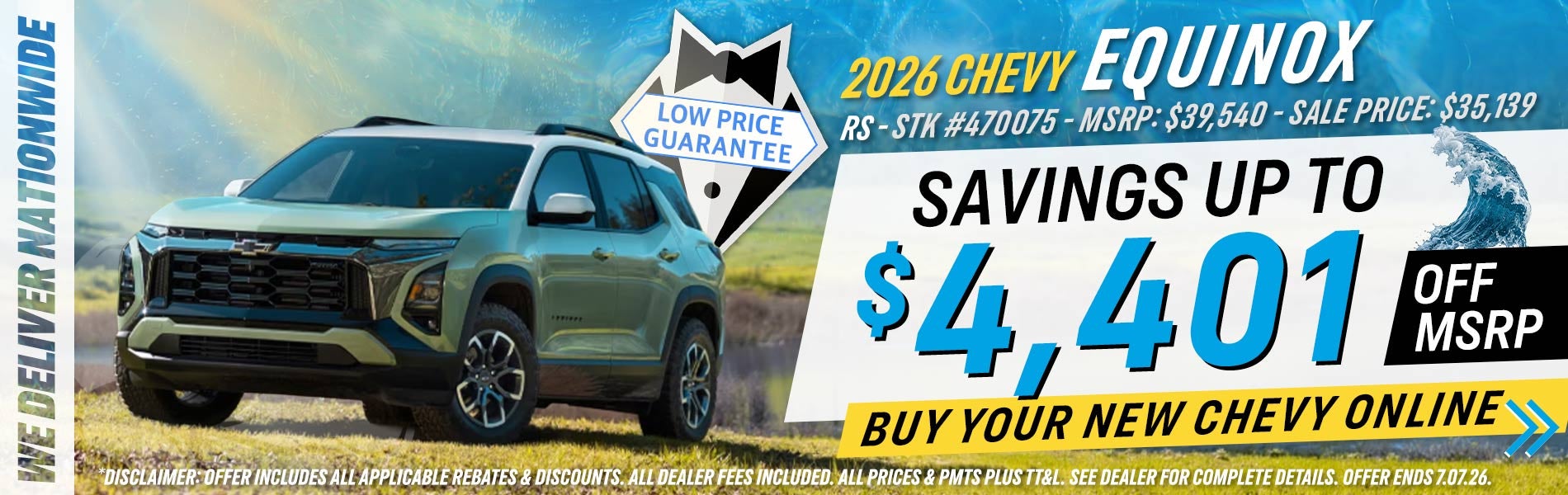 2026 Chevy Equinox - Savings Up To $4,401 Off MSRP