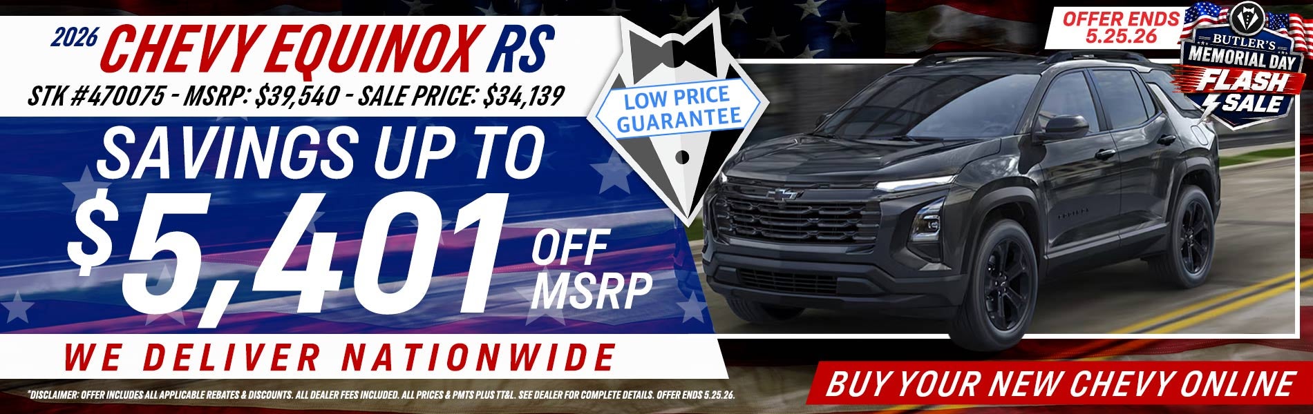 2026 Chevy Equinox - Savings Up To $5,401 Off MSRP