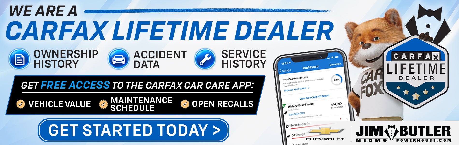 Get FREE CarFax For Life