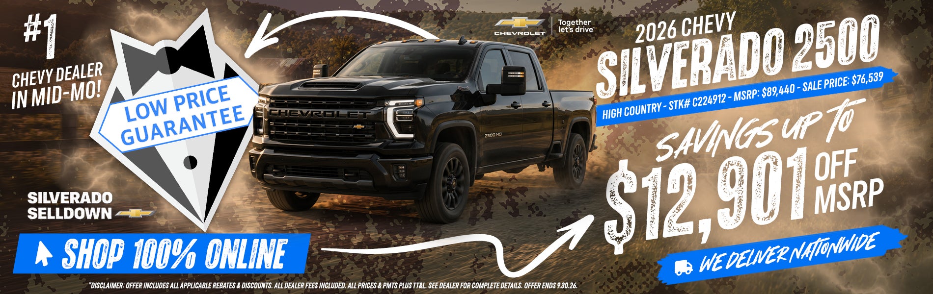 2026 Chevy Silverado 2500 - Savings Up To $12,901 Off MSRP